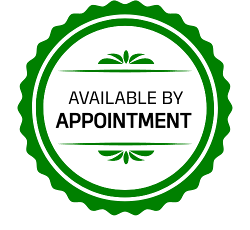 Avaialble By Appointment badge